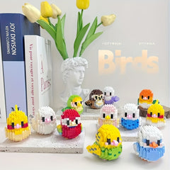 DIY Cartoon Bird Micro Particle Puzzle Building Blocks for Kids Boys and Girls