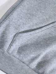 Print Kangaroo Pocket Hoodie Casual Comfy Loose Drawstring Hoodie