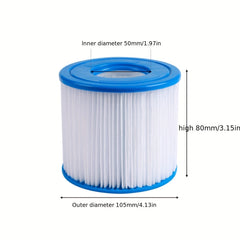2pcs Pool Filter Cartridge Pump Cleaner Garden Tool Swimming Accessories