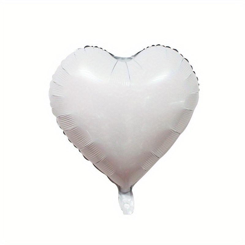 Heart Shaped Aluminum Foil Balloon 45x72cm for Baby Shower Birthday Wedding