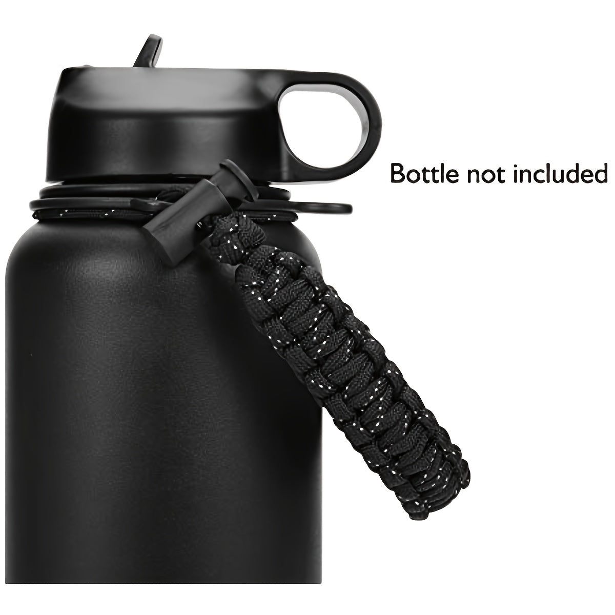 Water Bottle Handle Jumper - Fits 12oz to 64oz Bottles - Safety Ring and Lock