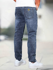 Men's Regular Denim Jeans With Pockets