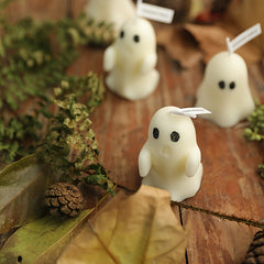 Halloween Ghost Candle Smokeless Fragrance Candle Christmas Decor