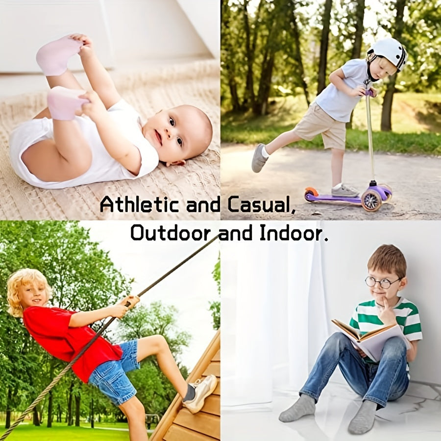 20 Pairs Boys Kids Casual Socks Low Cut Ankle Boat Socks