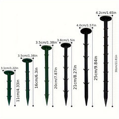 100pcs Plastic Gardening Ground Nail Garden Shed Grass Proof Cloth Ground Nails