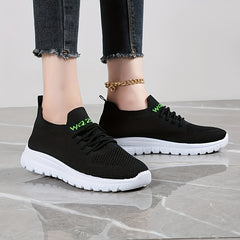 Mesh Breathable Running Shoes Lightweight Non slip Low Top Sneakers