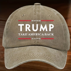 Outdoor Washed Printed Baseball Cap Unisex Adjustable Sun Protection Cap