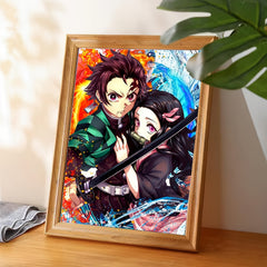 Anime Diamond Painting Demon Slayer Full Decoration Round Diamond