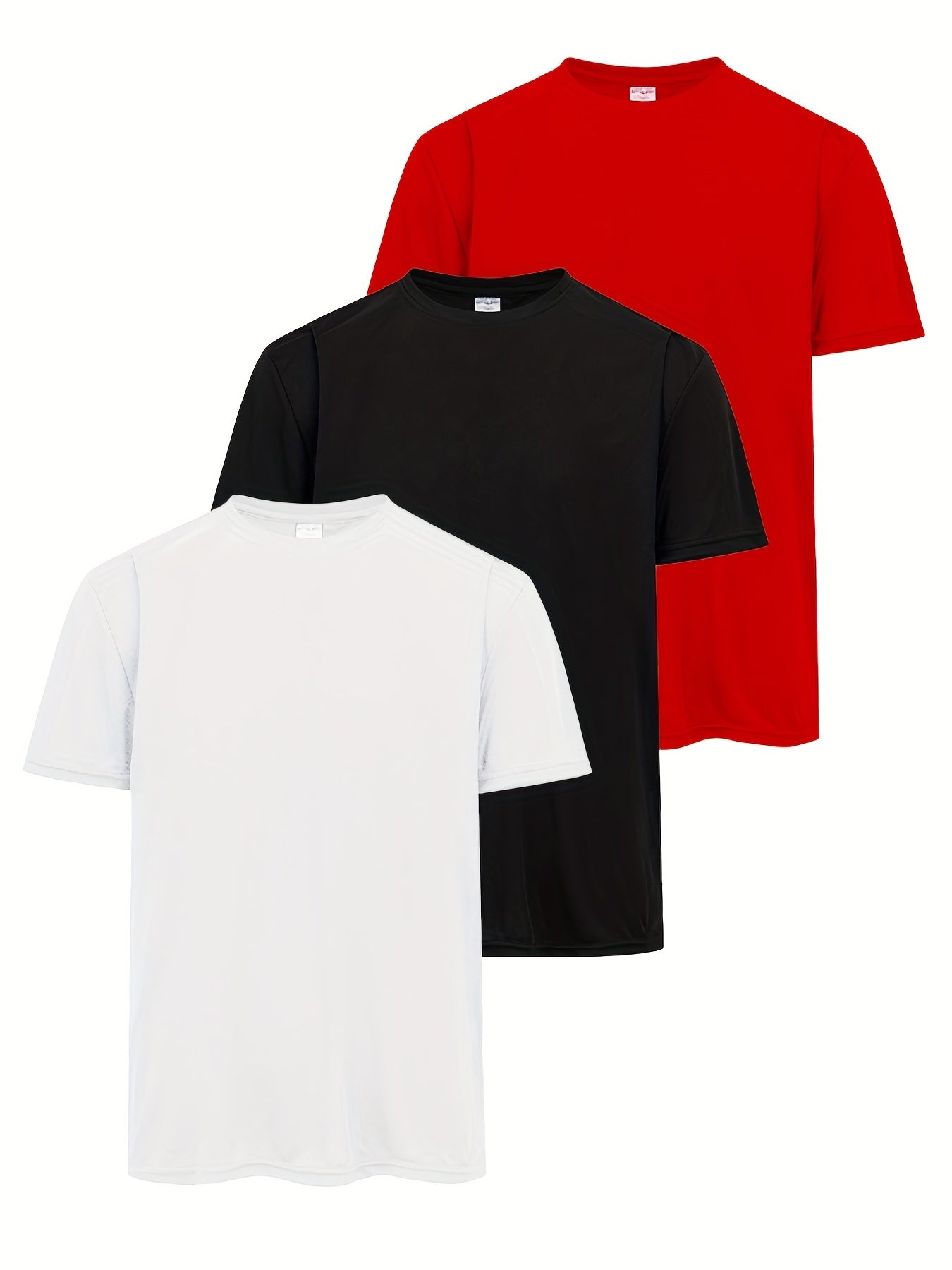 Men's Active T-Shirt - Breathable & Quick for Workouts