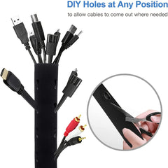 4pcs Cable Organizer for Office Storage Sleeve Wire Organizer for TV