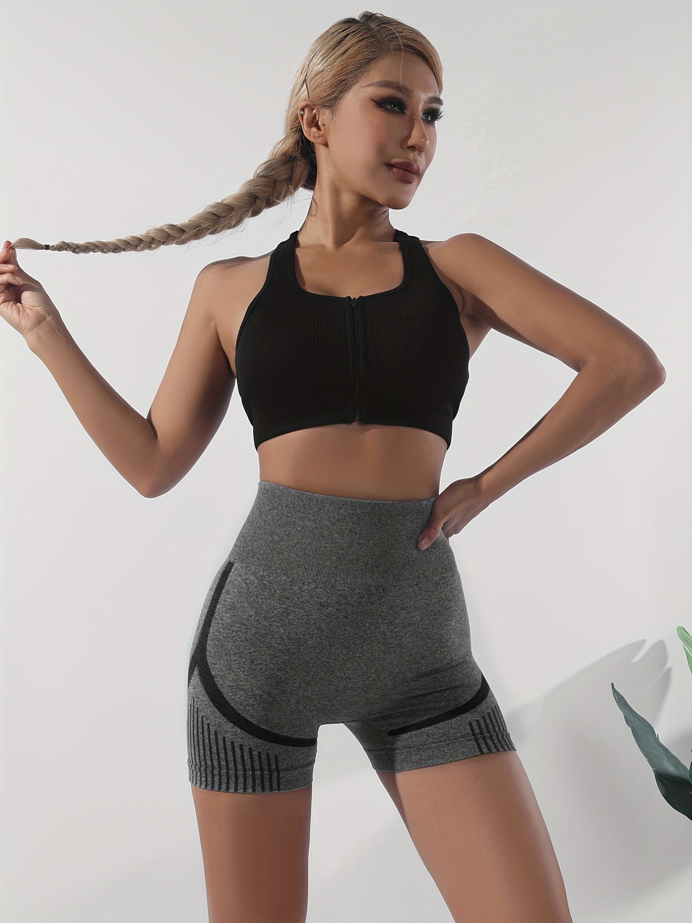 High Waist Yoga Shorts Sports Workout Running Biker Shorts