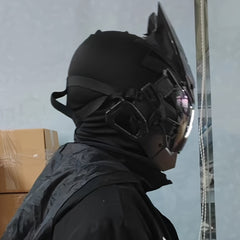 Personalised Luminous Cyberpunk Mask For Cosplay Photography Street Shooting