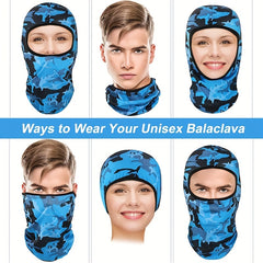 UV Protection Balaclava Hat Camouflage Ski Mask Outdoor Sun Protection Hat