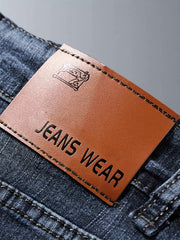 Men's Denim Shorts With Pockets Straight Regular Denim Shorts