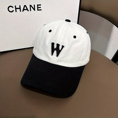 3D Embroidery Letter W Baseball Cap Hat For Men