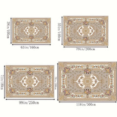Boho Anti Fatigue Kitchen Rug Vintage Absorbent Non Slip Carpet Mat