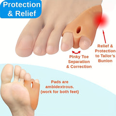 6pcs Toe Separator for Overlapping Toes & Foot Little Toe Correction
