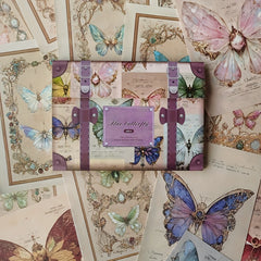 60pcs Vintage Scrapbook Paper Retro Scrapbooking Supplies Planner Journaling
