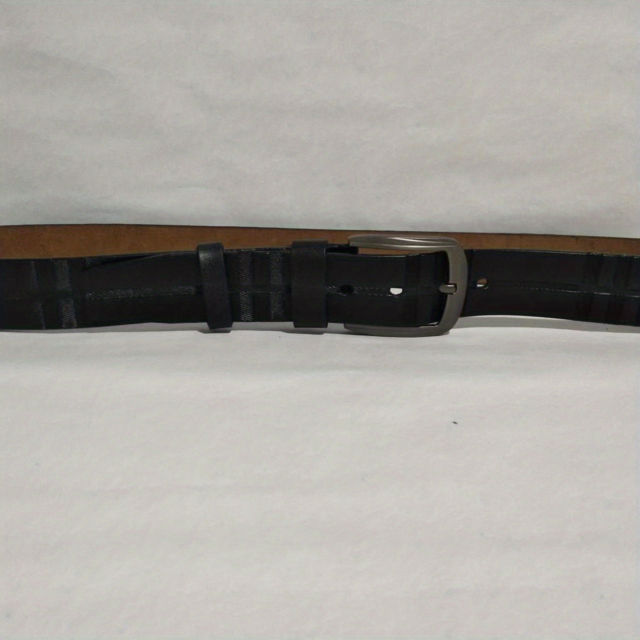 Men's Leather Belt Pin Buckle Waist Strap Casual Jeans Belt