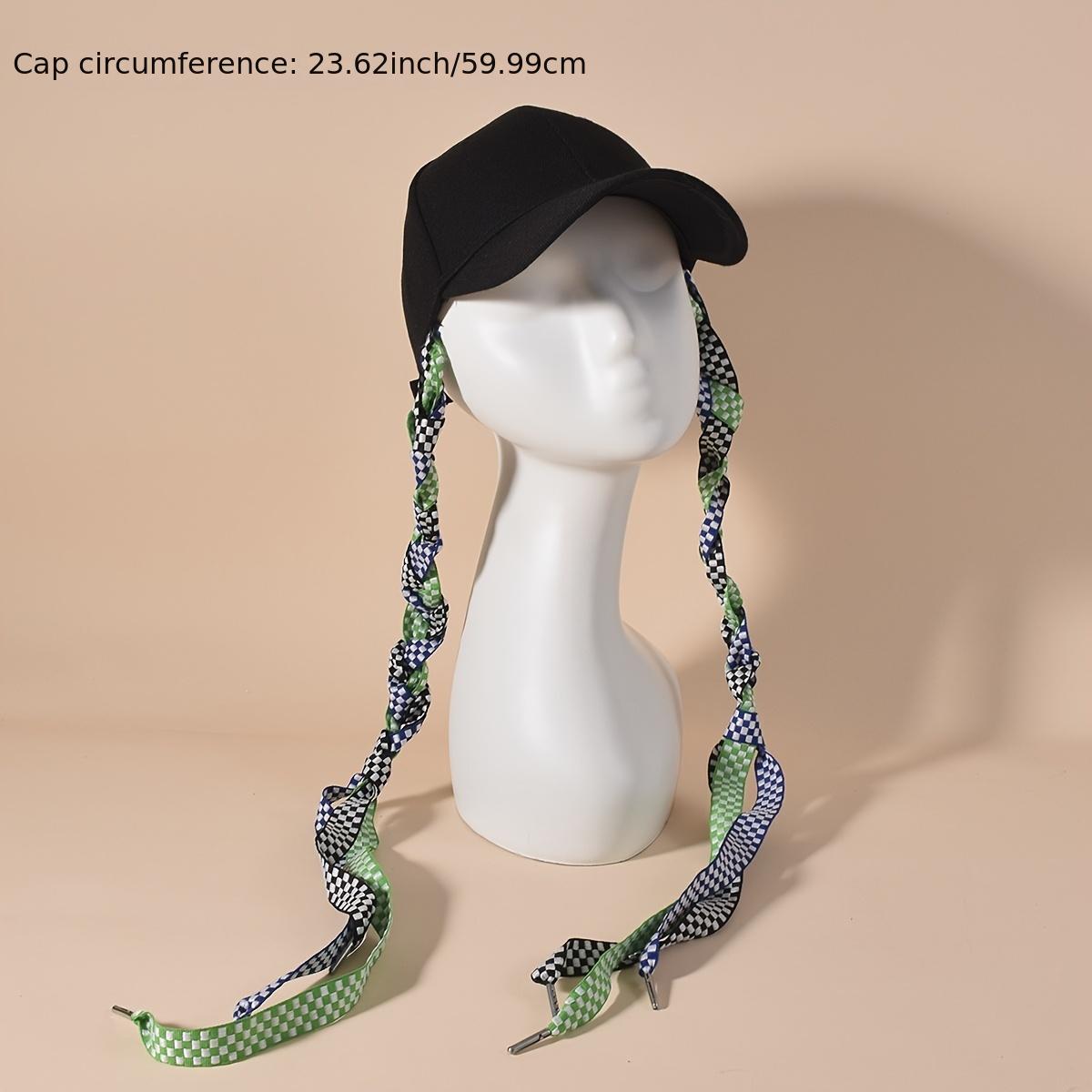 Braided Baseball Cap for Women - Outdoor Adjustable Casual Hat