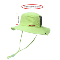 Olive Casual Sun Hat for Mountaineering Fishing Men Women