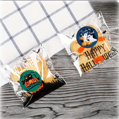 1000pcs Halloween Stickers Pumpkin Bat Spider Sticker Roll for Halloween