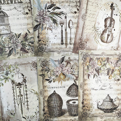 11pcs Vintage Old Stuff Scrapbook Papers For Junk Journal DIY Crafts