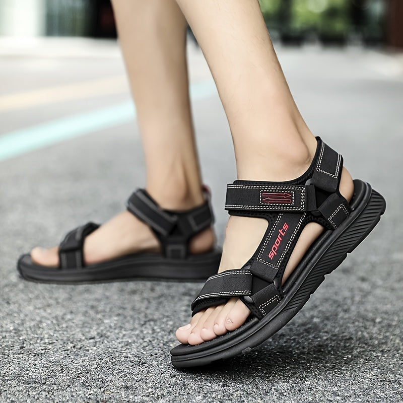 Men's Lightweight Non-Slip Sport Sandals with Adjustable Strap