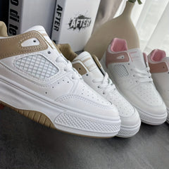 Women's Breathable Skate Shoes Lace Up Casual Sneakers