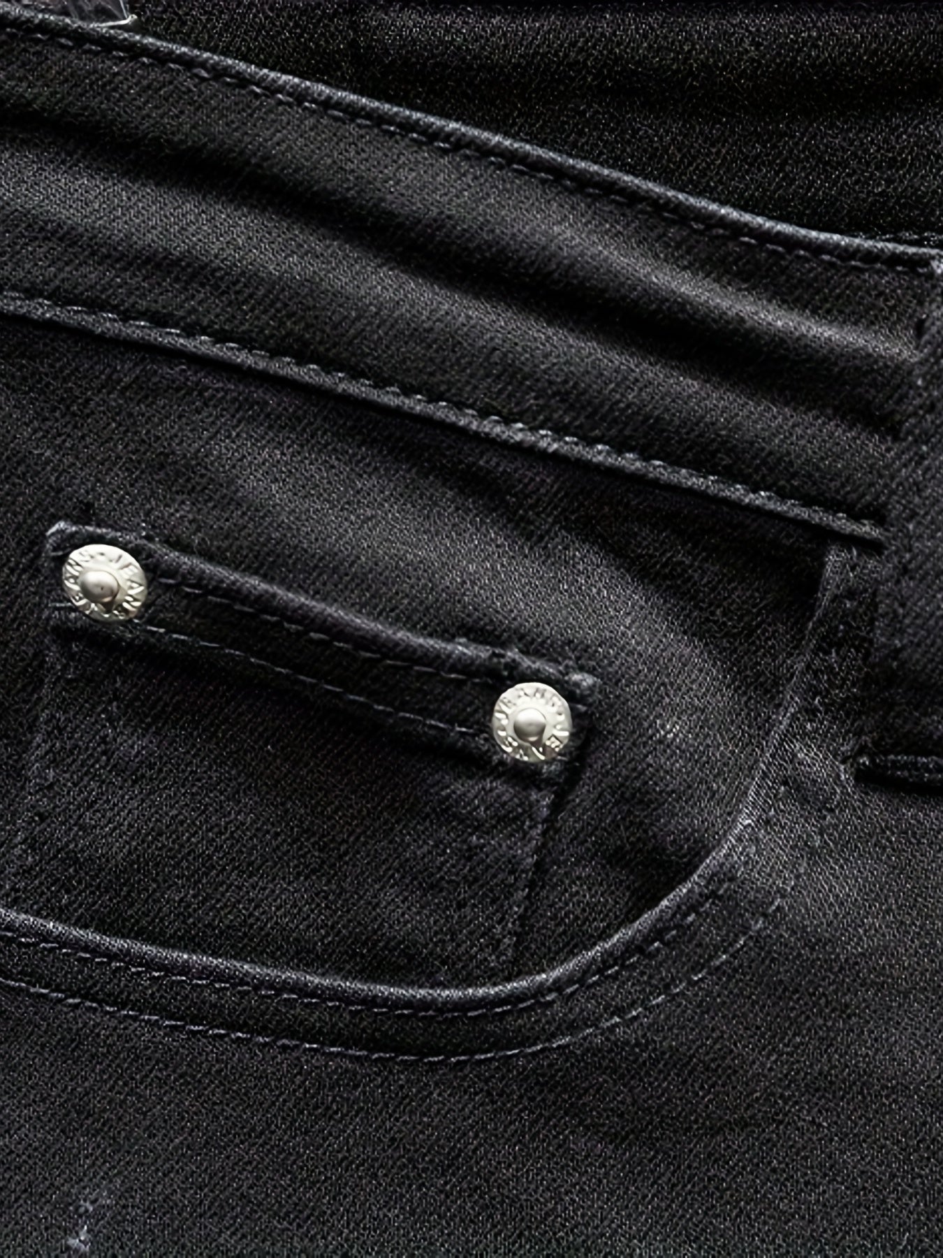 Ripped Jeans Men Casual Street Style Distressed Stretch Denim Pants