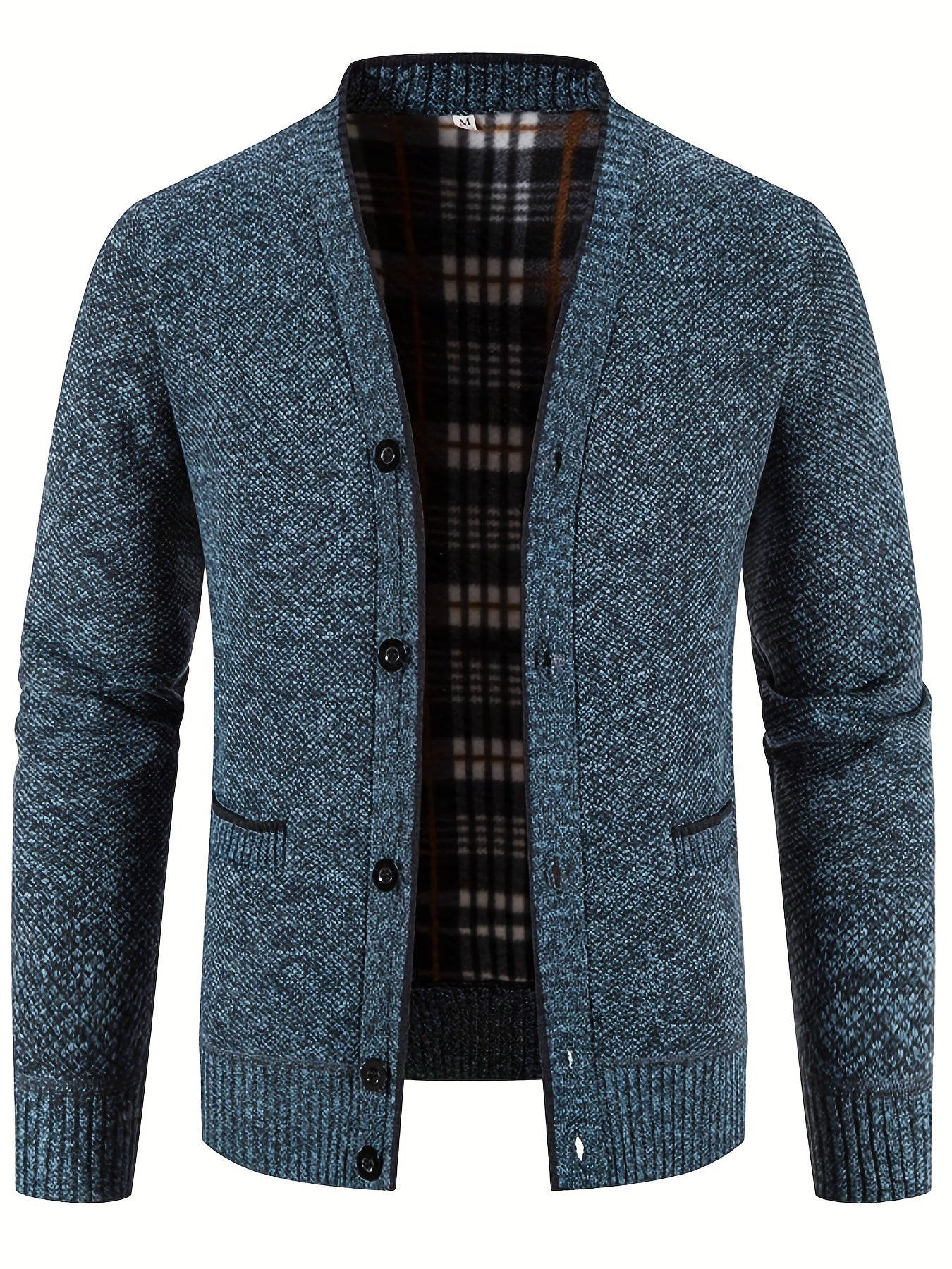 Knitted Warm Thick Cardigan Men's Casual Jacket Coat For Fall Winter