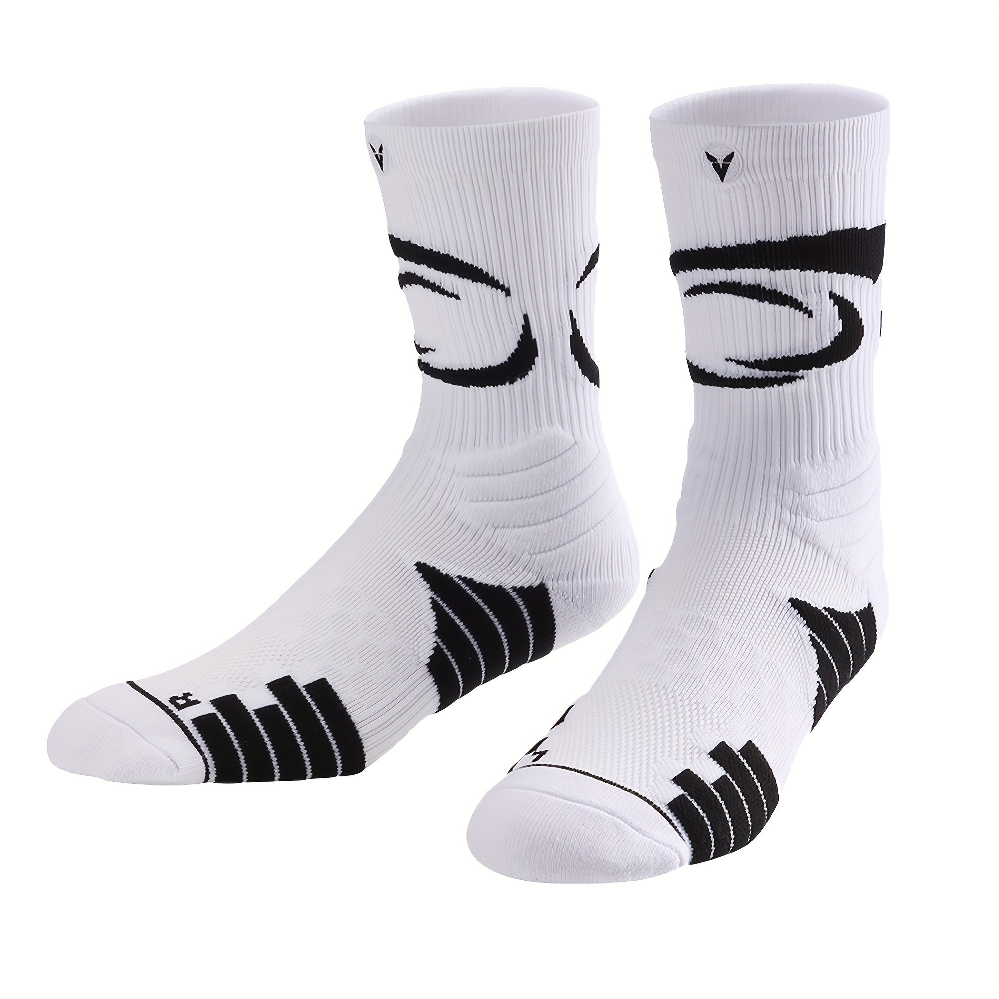 Breathable Mid calf Basketball Socks For Outdoor Running