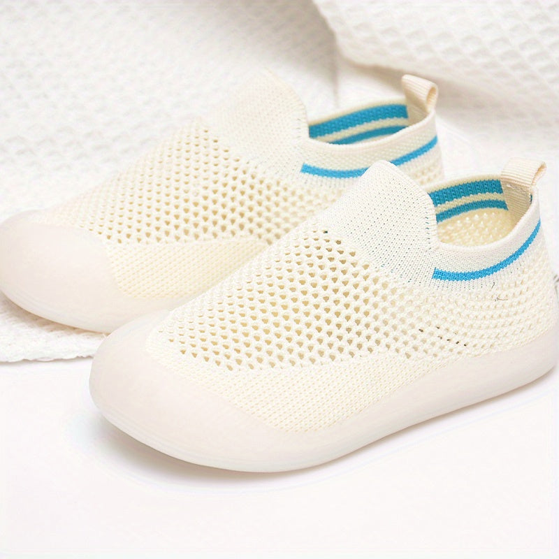 Baby Girls Casual Breathable Slip On Walking Shoes