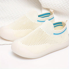 Baby Girls Casual Breathable Slip On Walking Shoes
