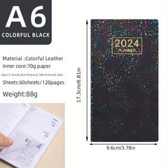 A6 English Agenda Book Laser Plan Book