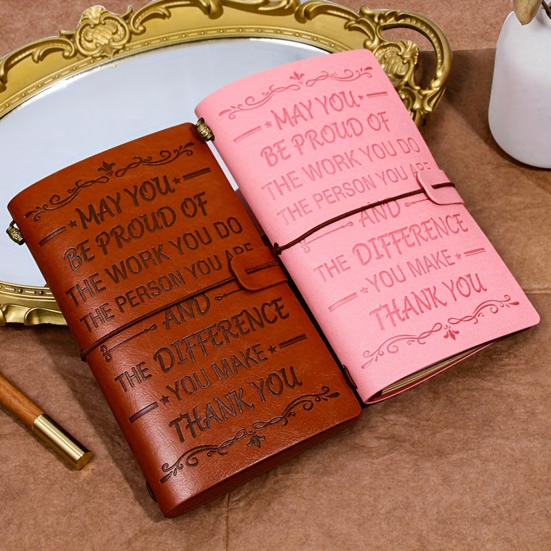 Vintage Portable Notebook 140 Pages Holiday Inspiration Perfect Gift