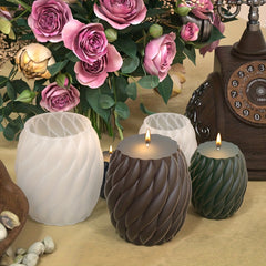 Spiral Ball Candle Holder Silicone Mold Candle Making Epoxy Resin
