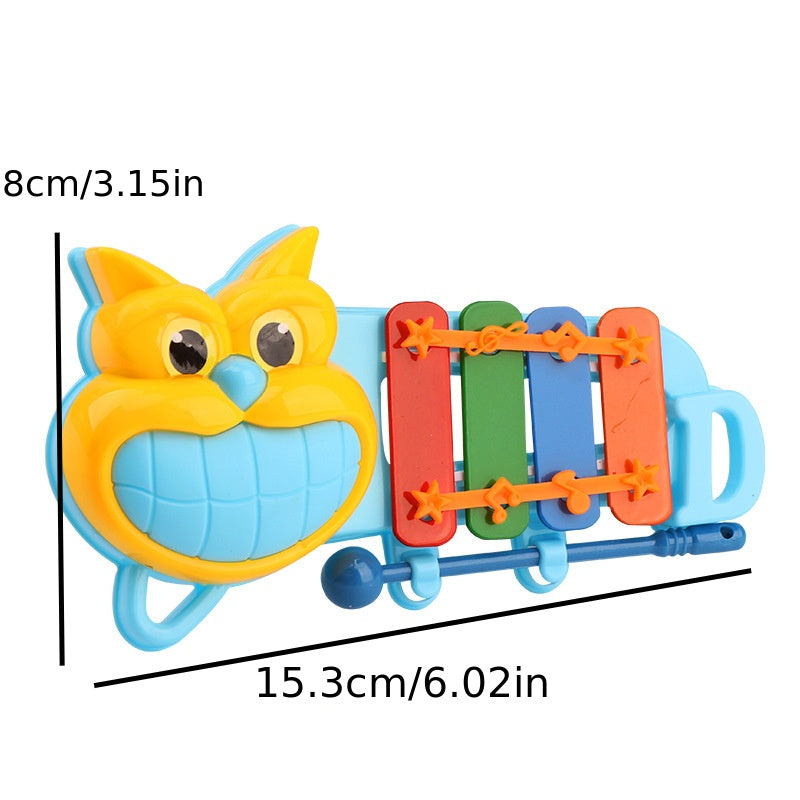 Musical Educational Animal Bell Toy 4 Tones For Kid