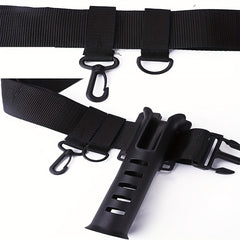 Fishing Belt With Rod Holder Adjustable Waist Belt