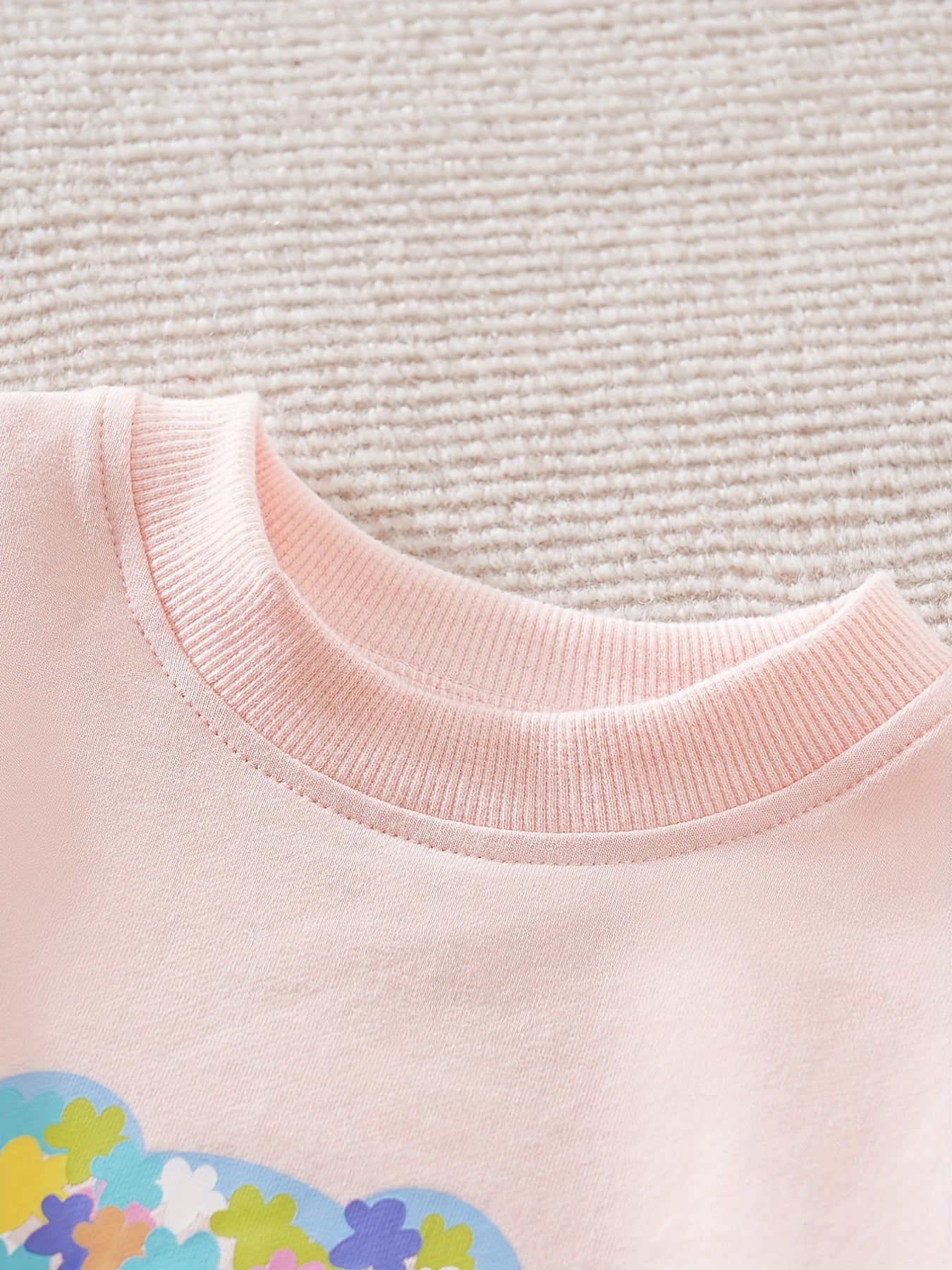 Cute Cartoon Bear Long Sleeve Sweatshirt for Girls