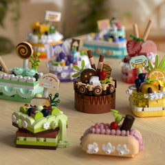 Birthday Cake Strawberry Building Blocks DIY Toy