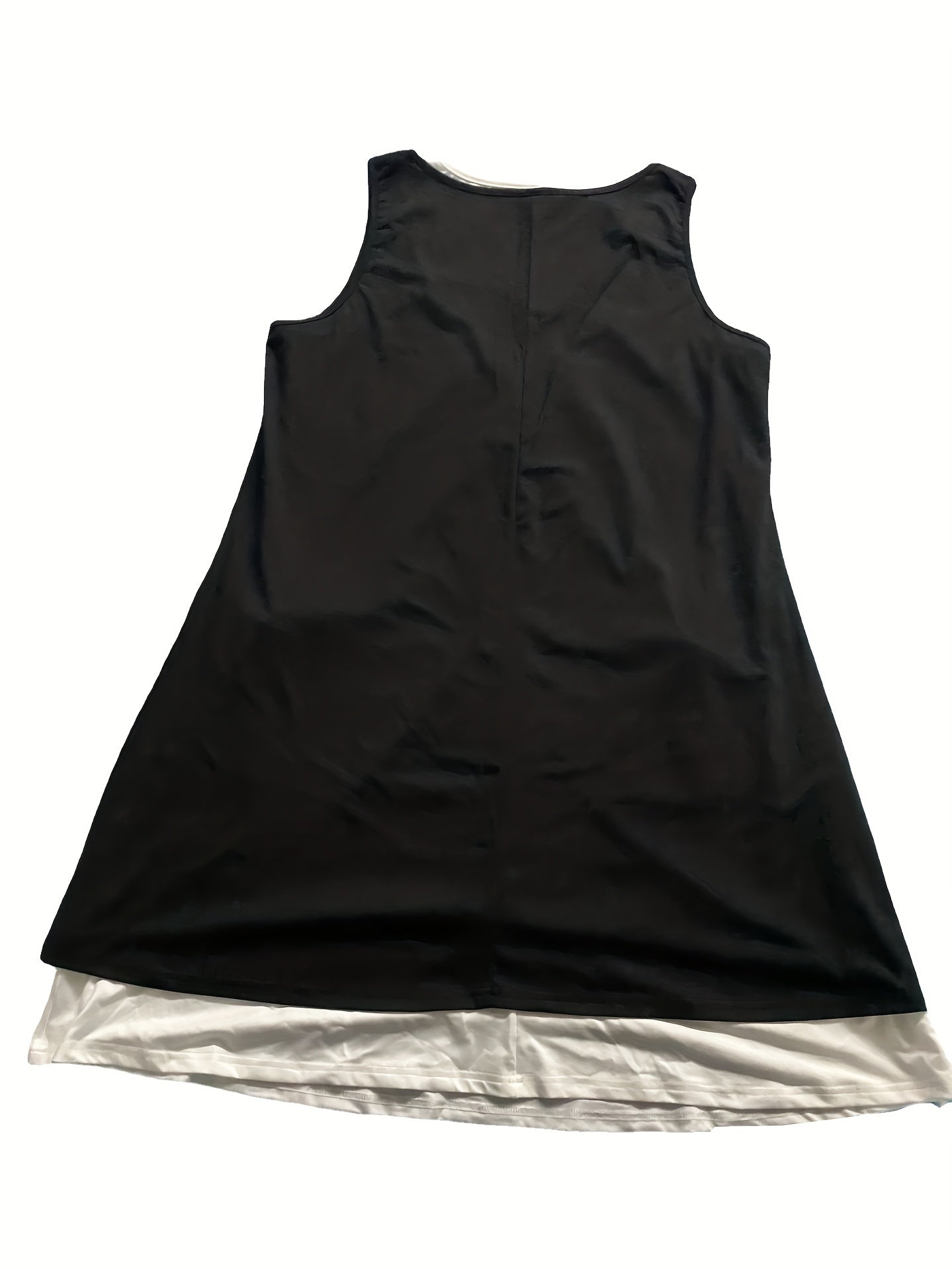 Tank Dress Set Women's Plus Casual Two Piece Set