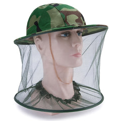 Beekeeping Hat Camouflage Shawl Anti Mosquito Protection