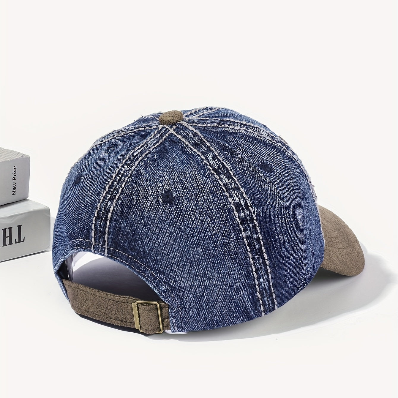 Unisex Sunshade Adjustable Casual Baseball Cap With Letter Embroidery
