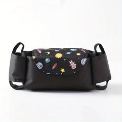 Stroller Hanging Bag Storage Mummy Bag Cartoon Pattern Baby Bottle Holder