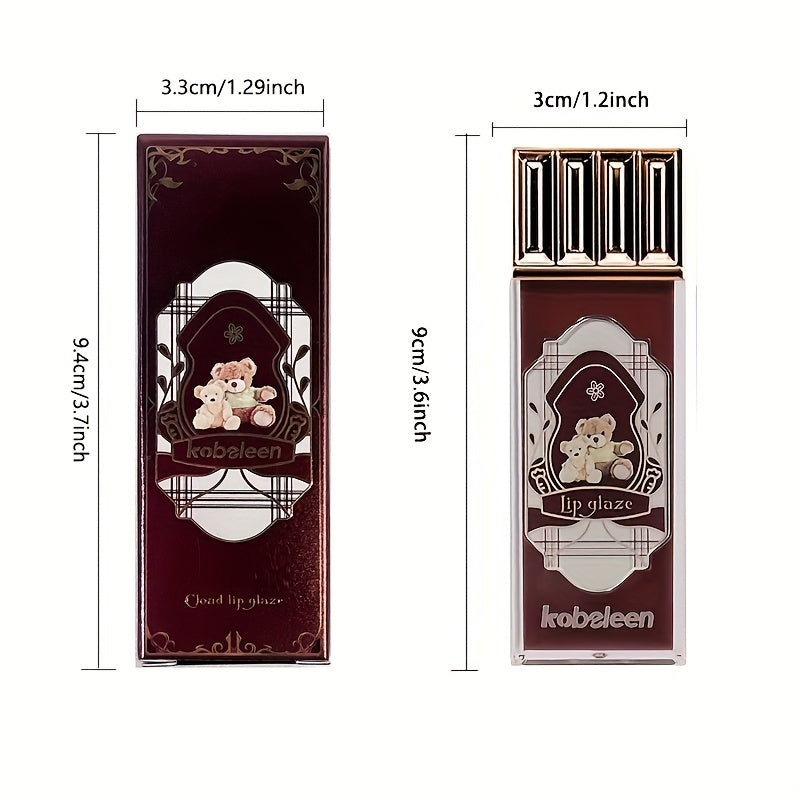 Cloud Chocolate Bear Lip Glaze Matte Velvet Mist Surface Waterproof Lipstick