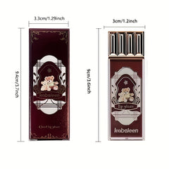 Cloud Chocolate Bear Lip Glaze Matte Velvet Mist Surface Waterproof Lipstick