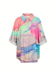 Blouse Women's Plus Mable Print Shirt