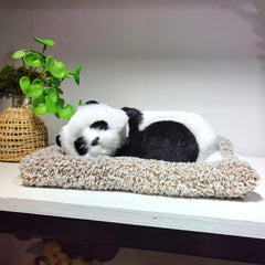 Realistic Sleeping Panda Plush Toy