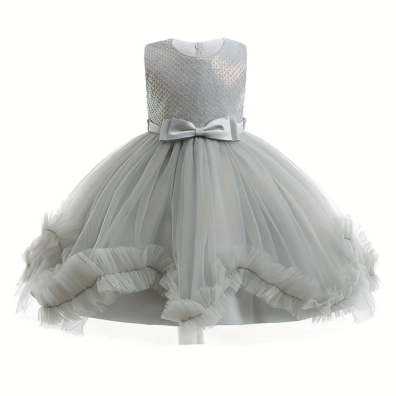Sequins Tutu Flower Girl Princess Dress for Little Girls